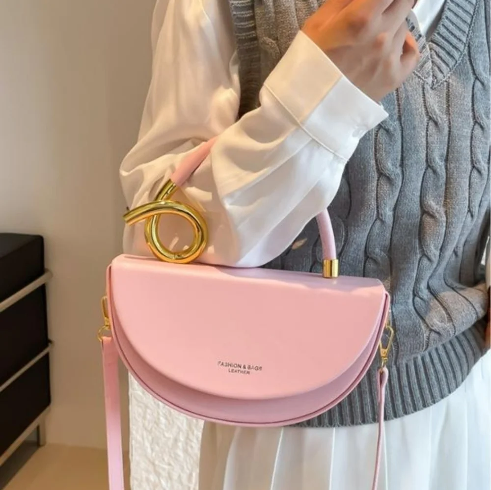 Fashion and Bag Pink Women's Elegant Desighner Crossbody Bag Shoulder Bag New